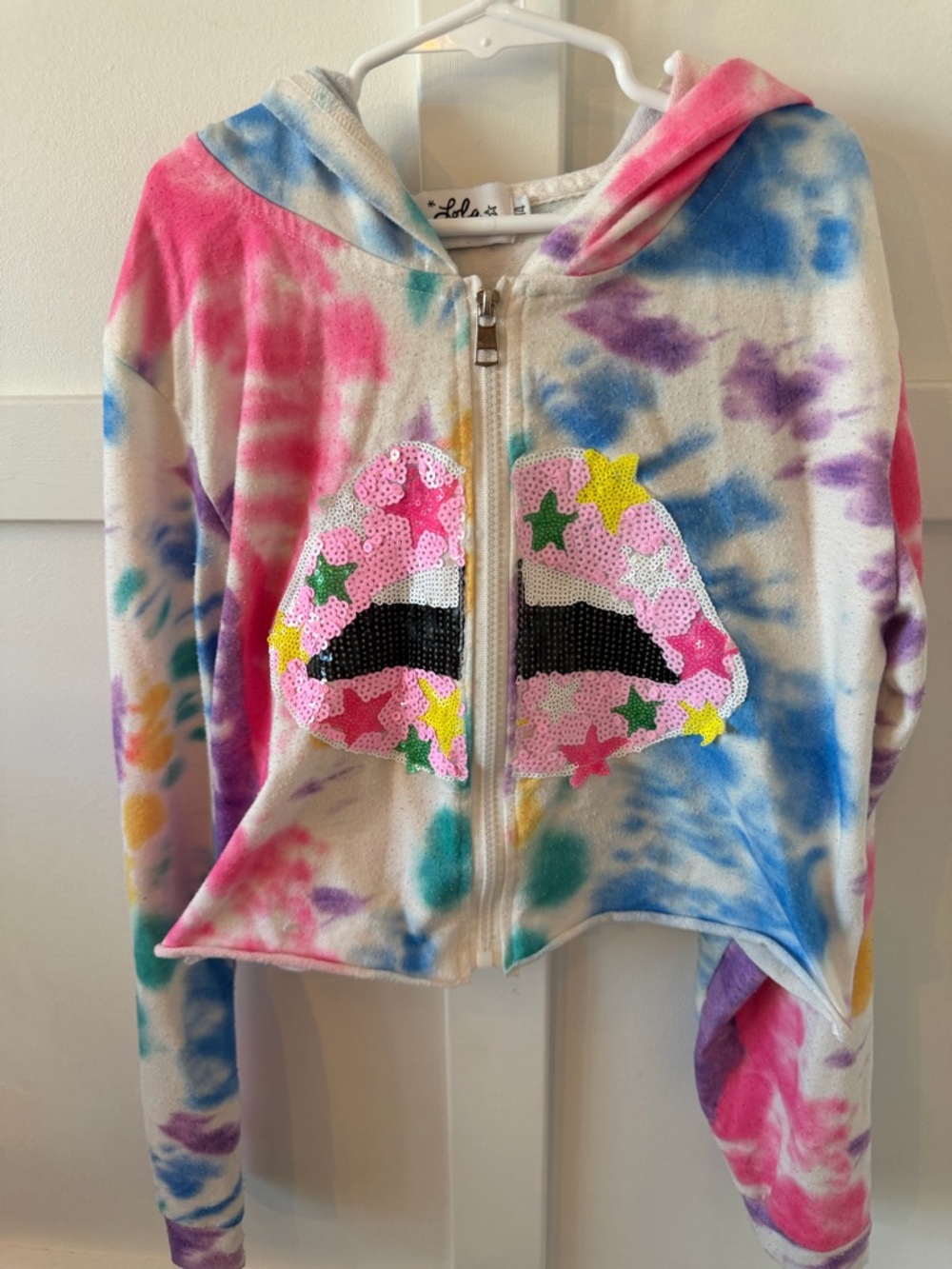 Lola and the Boys tye dye set size